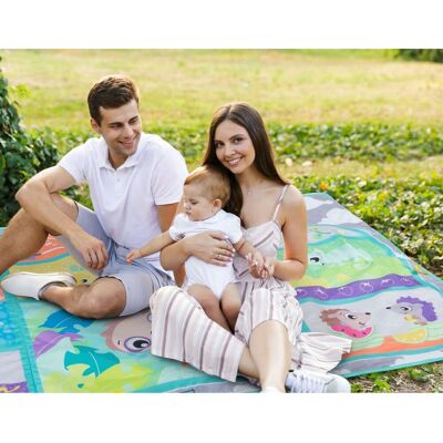 Playgro Spielmatte zum Mitnehmen mehrfarbig Playgro Spielmatte zum Mitnehmen mehrfarbig