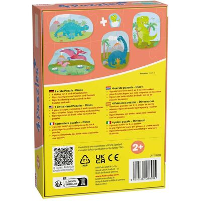 HABA 4 erste Puzzles - Dinos mehrfarbig HABA 4 erste Puzzles - Dinos mehrfarbig