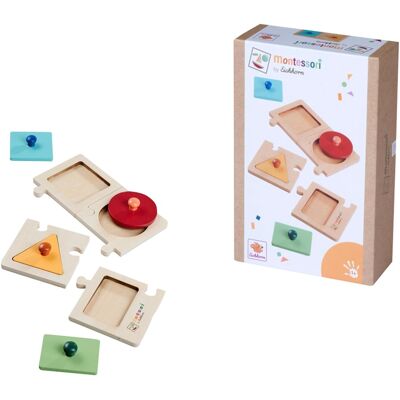 eichhorn Montessori Lernpuzzle Formen mehrfarbig eichhorn Montessori Lernpuzzle Formen mehrfarbig