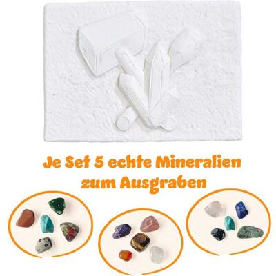Simba Scout Mineralien ausgraben + Lupe mehrfarbig Simba Scout Mineralien ausgraben + Lupe mehrfarbig