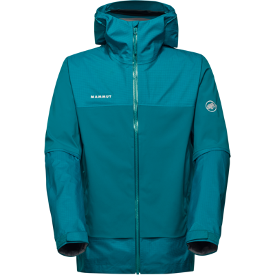 Mammut Strapazierfähige Allwetter-Hardshell-Wanderjacke Ducan Guide HS Hooded Jacket Men Grün S Mammut Strapazierfähige Allwetter-Hardshell-Wanderjacke Ducan Guide HS Hooded Jacket Men Grün S