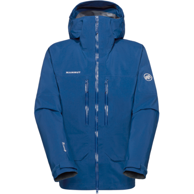 Mammut Strapazierfähige GORE-TEX Pro All-Mountain-Jacke Crater Pro HS Hooded Jacket Men Blau XXL Mammut Strapazierfähige GORE-TEX Pro All-Mountain-Jacke Crater Pro HS Hooded Jacket Men Blau XXL