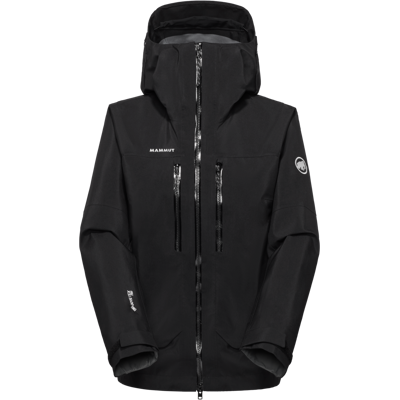 Mammut Strapazierfähige GORE-TEX Pro All-Mountain-Jacke Crater Pro HS Hooded Jacket Women Schwarz S Mammut Strapazierfähige GORE-TEX Pro All-Mountain-Jacke Crater Pro HS Hooded Jacket Women Schwarz S