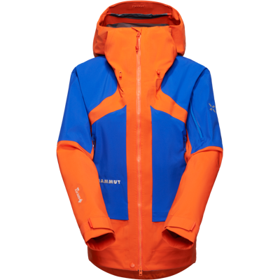 Mammut Strapazierfähige GORE-TEX Pro Bergjacke Eiger Nordwand Pro HS Hooded Jacket Women Orange L Mammut Strapazierfähige GORE-TEX Pro Bergjacke Eiger Nordwand Pro HS Hooded Jacket Women Orange L