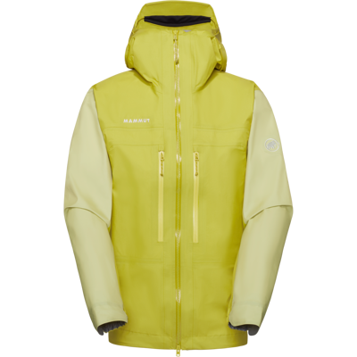 Mammut Ultraleichte, kompakte Hardshelljacke für die Berge Taiss Light HS Hooded Jacket Men Gelb M Mammut Ultraleichte, kompakte Hardshelljacke für die Berge Taiss Light HS Hooded Jacket Men Gelb M