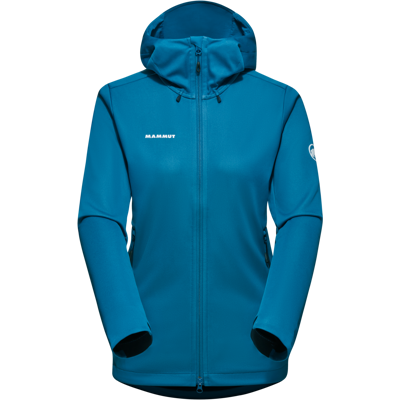 Mammut Dein Feedback – deine Softshelljacke Ultimate VII SO Hooded Jacket Women Blau XS Mammut Dein Feedback – deine Softshelljacke Ultimate VII SO Hooded Jacket Women Blau XS