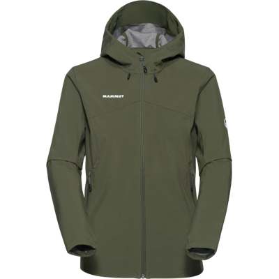 Mammut Winddichte Softshelljacke mit Kapuze Outdoor SO Hooded Jacket Women Grün M Mammut Winddichte Softshelljacke mit Kapuze Outdoor SO Hooded Jacket Women Grün M