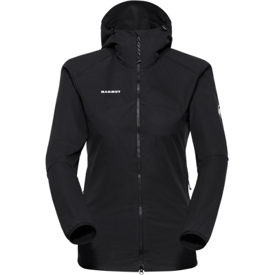 Mammut Atmungsaktive Softshelljacke GRANITE SO Hooded Jacket Women Schwarz S Mammut Atmungsaktive Softshelljacke GRANITE SO Hooded Jacket Women Schwarz S