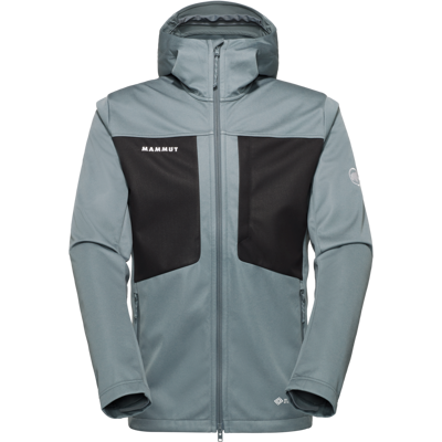 Mammut Vielseitig einsetzbare Softshelljacke für jede Saison Ultimate VIII SO Hooded Jacket Men Schwarz XXL Mammut Vielseitig einsetzbare Softshelljacke für jede Saison Ultimate VIII SO Hooded Jacket Men Schwarz XXL