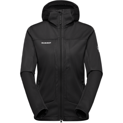 Mammut Vielseitig einsetzbare Softshelljacke für jede Saison Ultimate VIII SO Hooded Jacket Women Schwarz XXL Mammut Vielseitig einsetzbare Softshelljacke für jede Saison Ultimate VIII SO Hooded Jacket Women Schwarz XXL