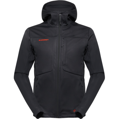 Mammut Vielseitig einsetzbare Softshelljacke für jede Saison Ultimate VIII SO Hooded Jacket Men 25 Years Schwarz L Mammut Vielseitig einsetzbare Softshelljacke für jede Saison Ultimate VIII SO Hooded Jacket Men 25 Years Schwarz L