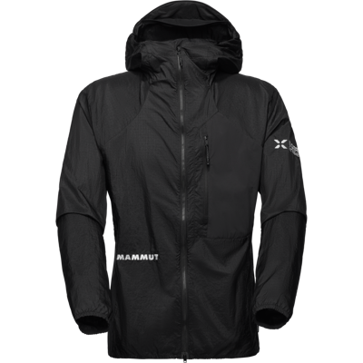 Mammut Ultraleichter, kompakter Windbreaker für die Berge Eiger Nordwand Advanced WB Hooded Jacket Men Schwarz XXL Mammut Ultraleichter, kompakter Windbreaker für die Berge Eiger Nordwand Advanced WB Hooded Jacket Men Schwarz XXL