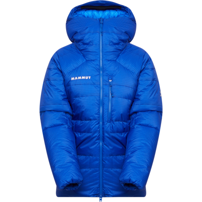 Mammut Extrawarme, strapazierfähige Daunen-Sicherungsjacke Eiger Nordwand Advanced Down IN Hooded Jacket Women Blau S Mammut Extrawarme, strapazierfähige Daunen-Sicherungsjacke Eiger Nordwand Advanced Down IN Hooded Jacket Women Blau S