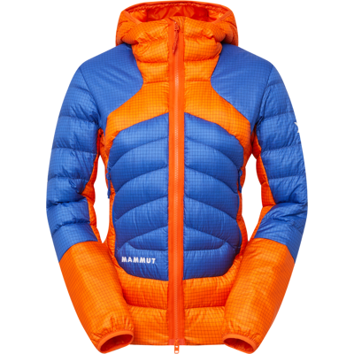 Mammut Vielseitige, leichte Daunen-Isolationsjacke Eiger Nordwand Light Down IN Hooded Jacket Women Orange XL Mammut Vielseitige, leichte Daunen-Isolationsjacke Eiger Nordwand Light Down IN Hooded Jacket Women Orange XL