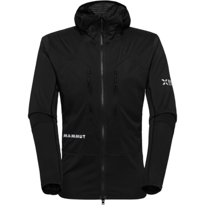 Mammut Vielseitige, wärmeregulierende Hybridjacke für die Berge Eiger Nordwand IN Flex Air Hybrid Hooded Jacket Men Schwarz L Mammut Vielseitige, wärmeregulierende Hybridjacke für die Berge Eiger Nordwand IN Flex Air Hybrid Hooded Jacket Men Schwarz L