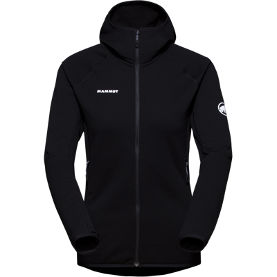 Mammut Die etwas andere Fleecejacke Aconcagua ML Hooded Jacket Women Schwarz S Mammut Die etwas andere Fleecejacke Aconcagua ML Hooded Jacket Women Schwarz S