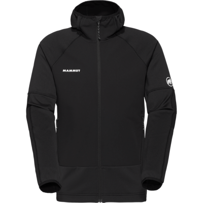 Mammut Abriebfester, dehnbarer Midlayer zum Klettern Massone ML Hooded Jacket Men Schwarz 3XL Mammut Abriebfester, dehnbarer Midlayer zum Klettern Massone ML Hooded Jacket Men Schwarz 3XL