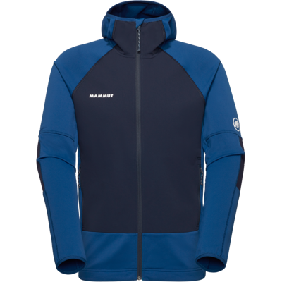 Mammut Abriebfester, dehnbarer Midlayer zum Klettern Massone ML Hooded Jacket Men Blau XL Mammut Abriebfester, dehnbarer Midlayer zum Klettern Massone ML Hooded Jacket Men Blau XL