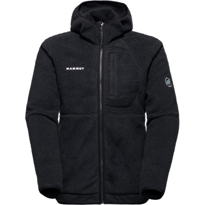 Mammut Warme Sherpa-Fleecejacke für den Alltag Falera Pro ML Hooded Jacket Men Schwarz L Mammut Warme Sherpa-Fleecejacke für den Alltag Falera Pro ML Hooded Jacket Men Schwarz L