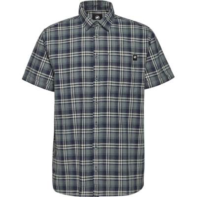 Mammut Atmungsaktives kurzärmliges Hanffaserhemd Trovat Summer Shirt Men Blau XXL Mammut Atmungsaktives kurzärmliges Hanffaserhemd Trovat Summer Shirt Men Blau XXL