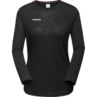 Mammut 100 % natürliches Performance-Shirt Tree Wool FL Longsleeve Women Schwarz XS Mammut 100 % natürliches Performance-Shirt Tree Wool FL Longsleeve Women Schwarz XS