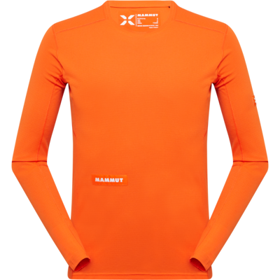 Mammut Schnelltrocknender Longsleeve für die Berge Eiger Nordwand FL Longsleeve Men Orange S Mammut Schnelltrocknender Longsleeve für die Berge Eiger Nordwand FL Longsleeve Men Orange S