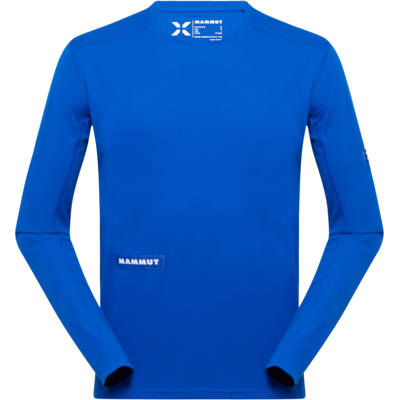 Mammut Schnelltrocknender Longsleeve für die Berge Eiger Nordwand FL Longsleeve Men Blau S Mammut Schnelltrocknender Longsleeve für die Berge Eiger Nordwand FL Longsleeve Men Blau S