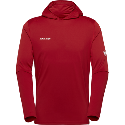 Mammut Leichter Kapuzenpulli mit integriertem Sonnenschutz Selun FL Sun Hoody Men Rot XL Mammut Leichter Kapuzenpulli mit integriertem Sonnenschutz Selun FL Sun Hoody Men Rot XL