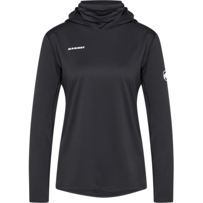 Mammut Leichter Kapuzenpulli mit integriertem Sonnenschutz Selun FL Sun Hoody Women Schwarz XL Mammut Leichter Kapuzenpulli mit integriertem Sonnenschutz Selun FL Sun Hoody Women Schwarz XL