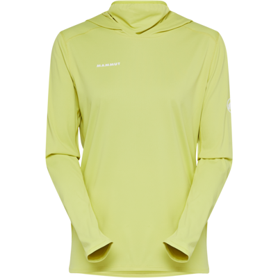 Mammut Leichter Kapuzenpulli mit integriertem Sonnenschutz Selun FL Sun Hoody Women Gelb XL Mammut Leichter Kapuzenpulli mit integriertem Sonnenschutz Selun FL Sun Hoody Women Gelb XL