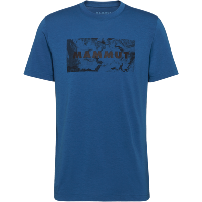 Mammut Multifunktions-T-Shirt zum Wandern Trovat T-Shirt Men Logo Blau S Mammut Multifunktions-T-Shirt zum Wandern Trovat T-Shirt Men Logo Blau S