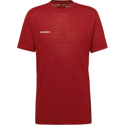 Mammut Leichtes T-Shirt mit Naturfasern zum Klettern Massone Light T-Shirt Men Rot L Mammut Leichtes T-Shirt mit Naturfasern zum Klettern Massone Light T-Shirt Men Rot L