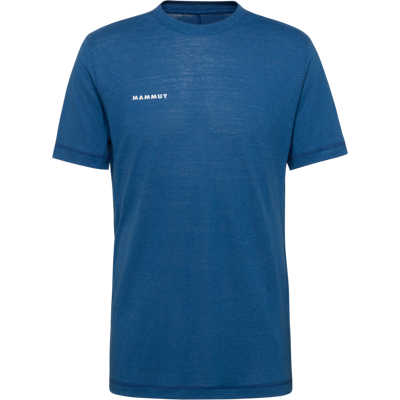 Mammut Leichtes T-Shirt mit Naturfasern zum Klettern Massone Light T-Shirt Men Blau M Mammut Leichtes T-Shirt mit Naturfasern zum Klettern Massone Light T-Shirt Men Blau M