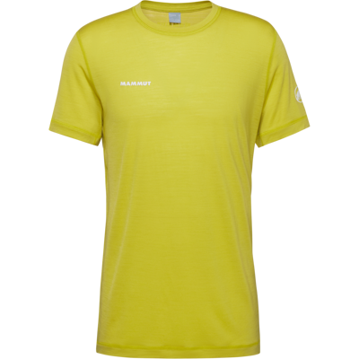 Mammut Performance-T-Shirt aus 100 % Naturfaser Tree Wool FL T-Shirt Men Gelb S Mammut Performance-T-Shirt aus 100 % Naturfaser Tree Wool FL T-Shirt Men Gelb S