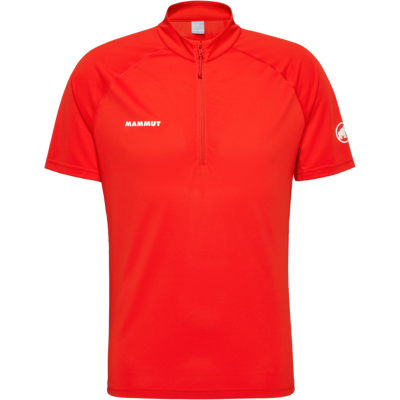 Mammut Atmungsaktives Funktionsshirt mit Halbreissverschluss Ducan FL Half Zip T-Shirt Men Rot XXL Mammut Atmungsaktives Funktionsshirt mit Halbreissverschluss Ducan FL Half Zip T-Shirt Men Rot XXL