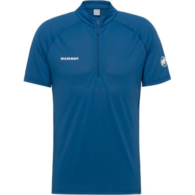 Mammut Atmungsaktives Funktionsshirt mit Halbreissverschluss Ducan FL Half Zip T-Shirt Men Blau XXL Mammut Atmungsaktives Funktionsshirt mit Halbreissverschluss Ducan FL Half Zip T-Shirt Men Blau XXL