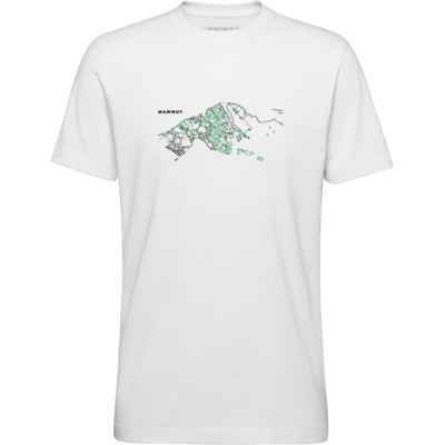 Mammut Feuchtigkeitsableitendes T-Shirt zum Wandern Mountain T-Shirt Men Fruendenhorn Weiß XL Mammut Feuchtigkeitsableitendes T-Shirt zum Wandern Mountain T-Shirt Men Fruendenhorn Weiß XL