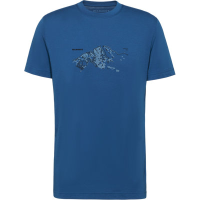 Mammut Feuchtigkeitsableitendes T-Shirt zum Wandern Mountain T-Shirt Men Fruendenhorn Blau 3XL Mammut Feuchtigkeitsableitendes T-Shirt zum Wandern Mountain T-Shirt Men Fruendenhorn Blau 3XL