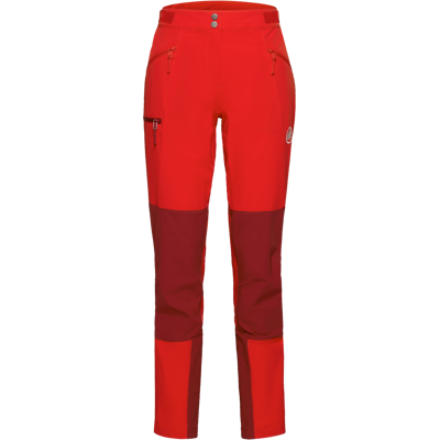 Mammut Atmungsaktive Softshellhose für die Berge Courmayeur SO Pants Women Rot 38 S kurz Mammut Atmungsaktive Softshellhose für die Berge Courmayeur SO Pants Women Rot 38 S kurz