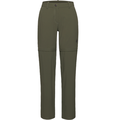 Mammut Zip-off-Wanderhose mit 4-Wege-Stretch Hiking V Zip Off Pants Women Grün 34 S kurz Mammut Zip-off-Wanderhose mit 4-Wege-Stretch Hiking V Zip Off Pants Women Grün 34 S kurz