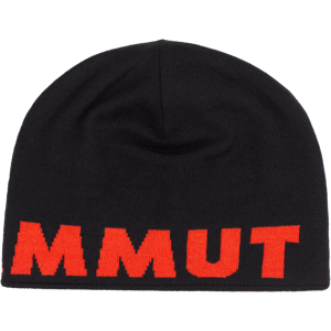 Mammut Beidseitig tragbare feinmaschige Strickmütze Logo Beanie Schwarz one size Mammut Beidseitig tragbare feinmaschige Strickmütze Logo Beanie Schwarz one size