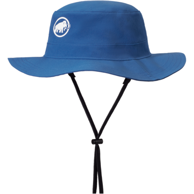 Mammut Wanderhut mit breiter Krempe und Kordelzug Runbold Hat Blau L Mammut Wanderhut mit breiter Krempe und Kordelzug Runbold Hat Blau L
