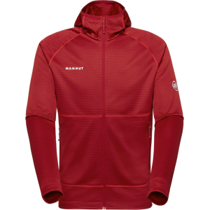 Mammut Multifunktionale Midlayer-Jacke mit Kapuze Crag ML Hooded Jacket Men Rot XL Mammut Multifunktionale Midlayer-Jacke mit Kapuze Crag ML Hooded Jacket Men Rot XL