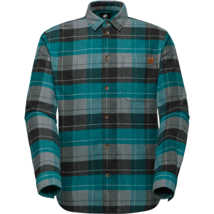 Mammut Flanellhemd aus 100 % organischer Baumwolle Trovat Longsleeve Shirt Men Grau M Mammut Flanellhemd aus 100 % organischer Baumwolle Trovat Longsleeve Shirt Men Grau M