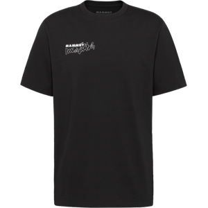 Mammut Gerade geschnittenes T-Shirt aus ökologischer Baumwolle Base T-Shirt Men Multi-Pitch Schwarz M Mammut Gerade geschnittenes T-Shirt aus ökologischer Baumwolle Base T-Shirt Men Multi-Pitch Schwarz M