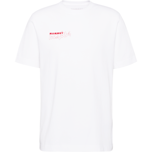 Mammut Gerade geschnittenes T-Shirt aus ökologischer Baumwolle Base T-Shirt Men Multi-Pitch Weiß XL Mammut Gerade geschnittenes T-Shirt aus ökologischer Baumwolle Base T-Shirt Men Multi-Pitch Weiß XL