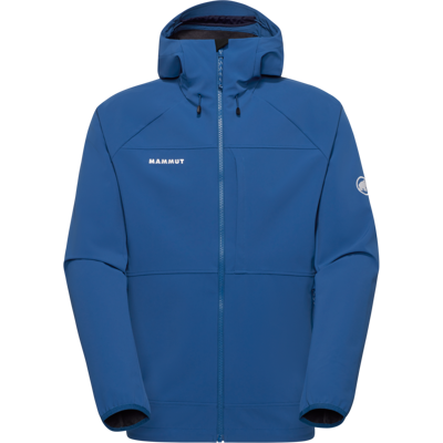 Mammut Softshell-Wanderjacke für jede Saison Ultimate Comfort SO Hooded Jacket Men Blau XL Mammut Softshell-Wanderjacke für jede Saison Ultimate Comfort SO Hooded Jacket Men Blau XL