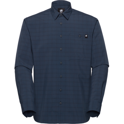 Mammut Klassisches Langarm-Wanderhemd Lenni Longsleeve Shirt Men Blau XXL Mammut Klassisches Langarm-Wanderhemd Lenni Longsleeve Shirt Men Blau XXL