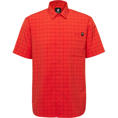 Mammut Klassisches Wanderhemd mit kurzen Ärmeln Lenni Shirt Men Rot XXL Mammut Klassisches Wanderhemd mit kurzen Ärmeln Lenni Shirt Men Rot XXL