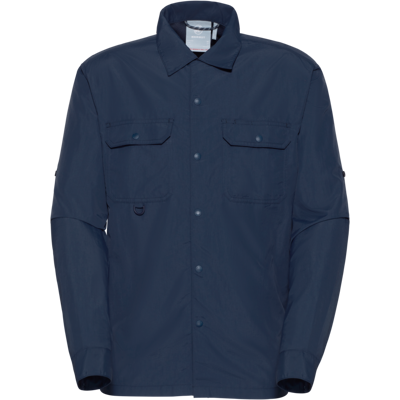Mammut Multifunktionales strapazierfähiges Langarmhemd Highland Longsleeve Shirt Men Blau S Mammut Multifunktionales strapazierfähiges Langarmhemd Highland Longsleeve Shirt Men Blau S